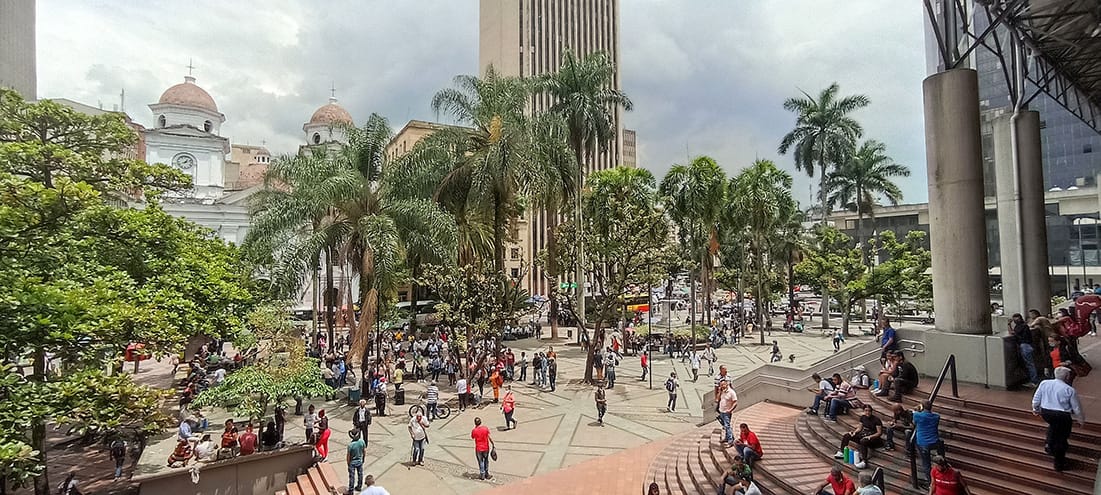 Parque Berrio Medellin Stadtzentrum