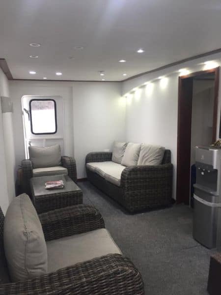 Meeting and relaxing room on Sea Wolf Liveaboard
