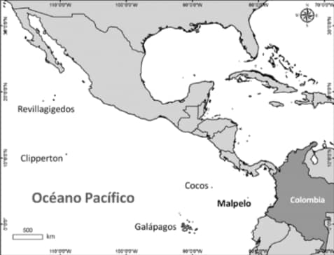 Map Malpelo Americas