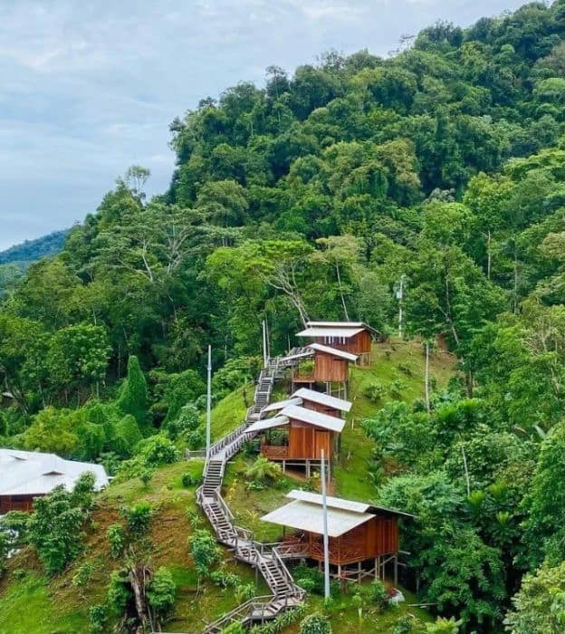 Beautiful View on the Hotel Dubai in Bahia Solano