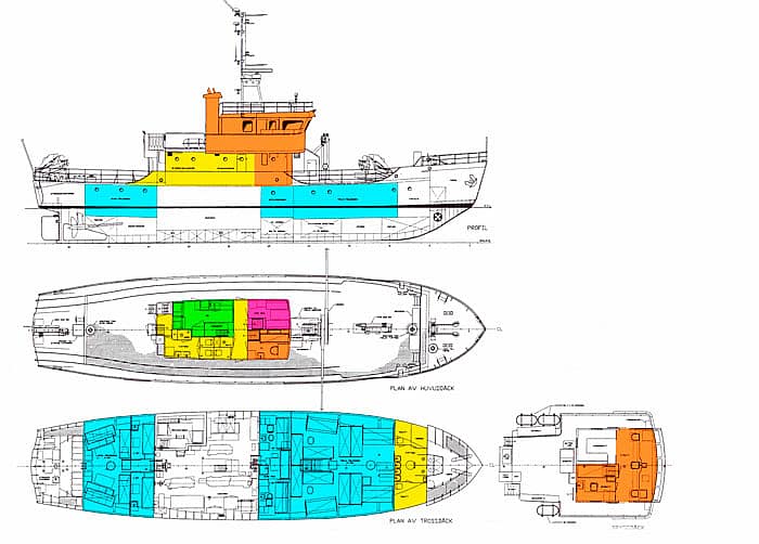 Ferox Liveaboard Deckplan