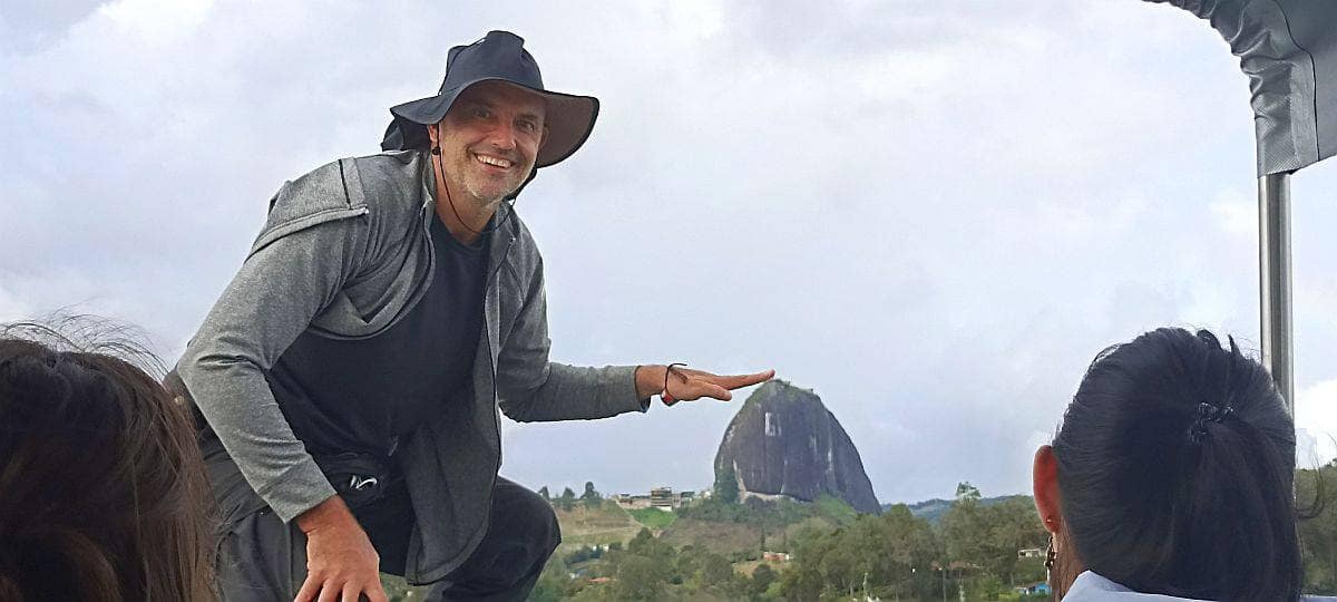 Arthur Tour Guide Peñol Rock