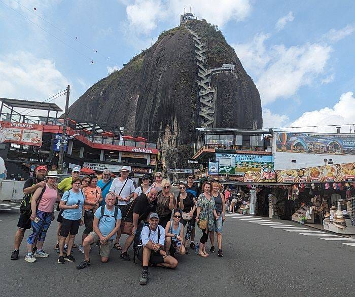 Group picture with Peñol Rock