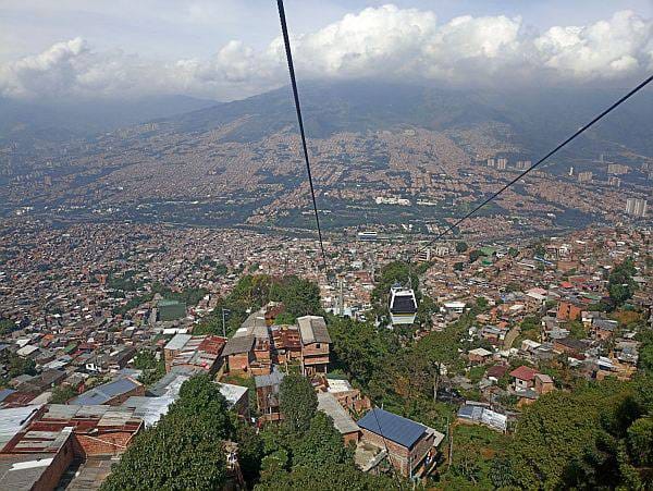 Cable Car Metrocable Arvi Medellin